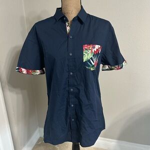 Craft + Flow Voyage Button Down Hawaiian Shirt